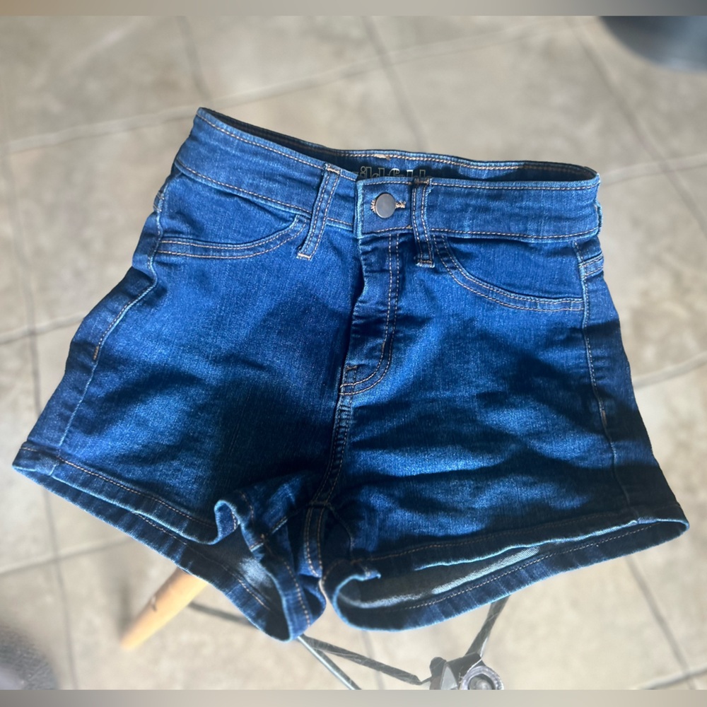 Wild Fable Blue Jean Shorts Mid-Length Casual